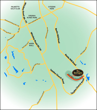 Barrignton Farms Area Map